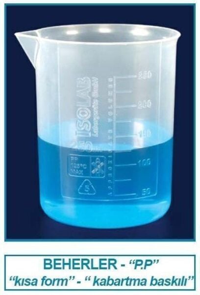 Isolab Beher P.P Kısa Form Kabartma Skala 2000 ML