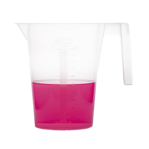 Isolab Beher Kulplu P.P Kısa Form Kabartma Skala 3000 ML