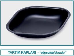 Isolab Tartım Kabı P.S. Elips Form Siyah 5 ML - 100 Adet