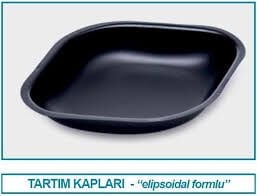 Isolab Tartım Kabı P.S. Elips Form Siyah 5 ML - 100 Adet