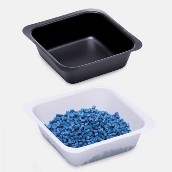 Isolab Tartım Kabı P.S. Kare  Form Siyah 100 ML - 100 Adet