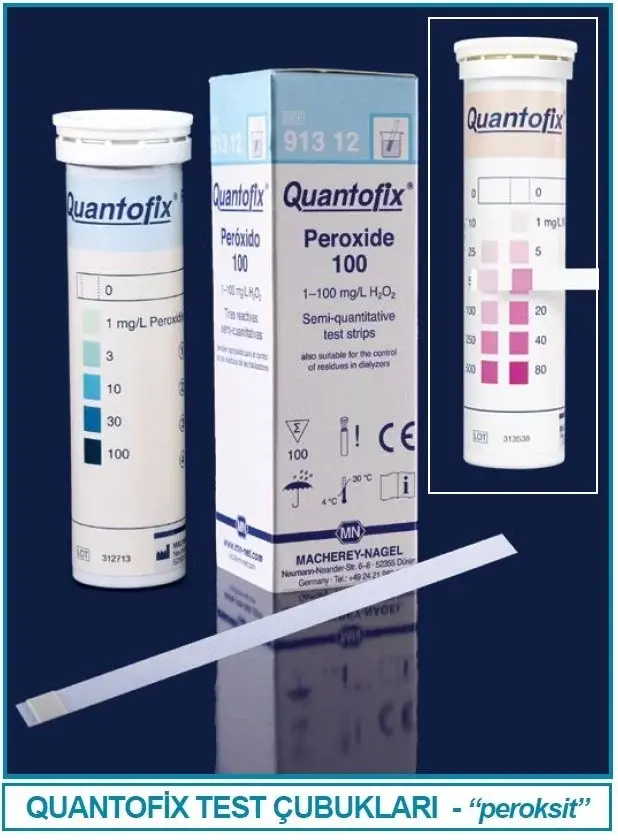 Macharey-Nagel Quantofix® Peroksit Kağıdı - (100 Adet/Tüp)