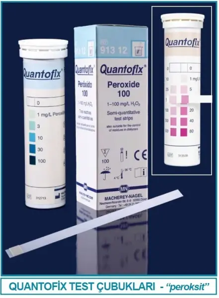 Macharey-Nagel Quantofix® Peroksit Kağıdı - (100 Adet/Tüp)