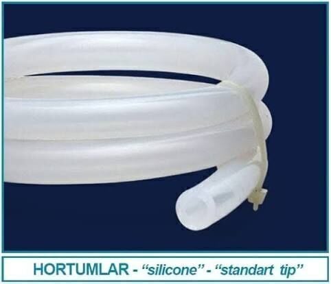 İsolab Hortum - Silikon - 10,0 mm iç çap - 14,0 mm dış çap 1 Metre