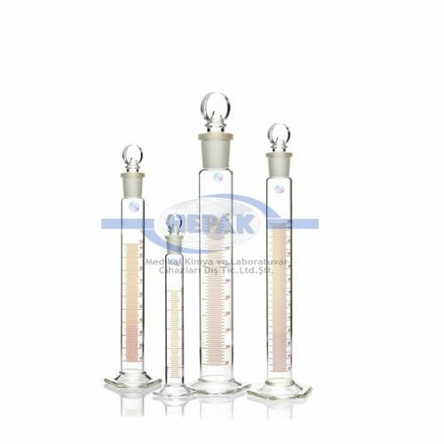 Kapaklı Mezür Cam Uzun Form 250 ML