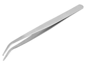 Penset 16 cm Eğri Uçlu Nikel Kaplama