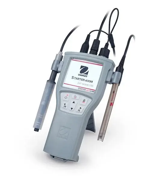 Ohaus ST400M-G Portatif Tip Multiparametre Portatif pH / İletkenlik Ölçer Seti