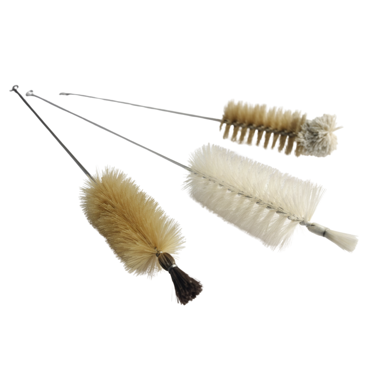 Şişe Fırçası Büyük Boy (Kıl) Toplam:40 cm, Fırça Uzunluk:12 cm, Ø 7 cm